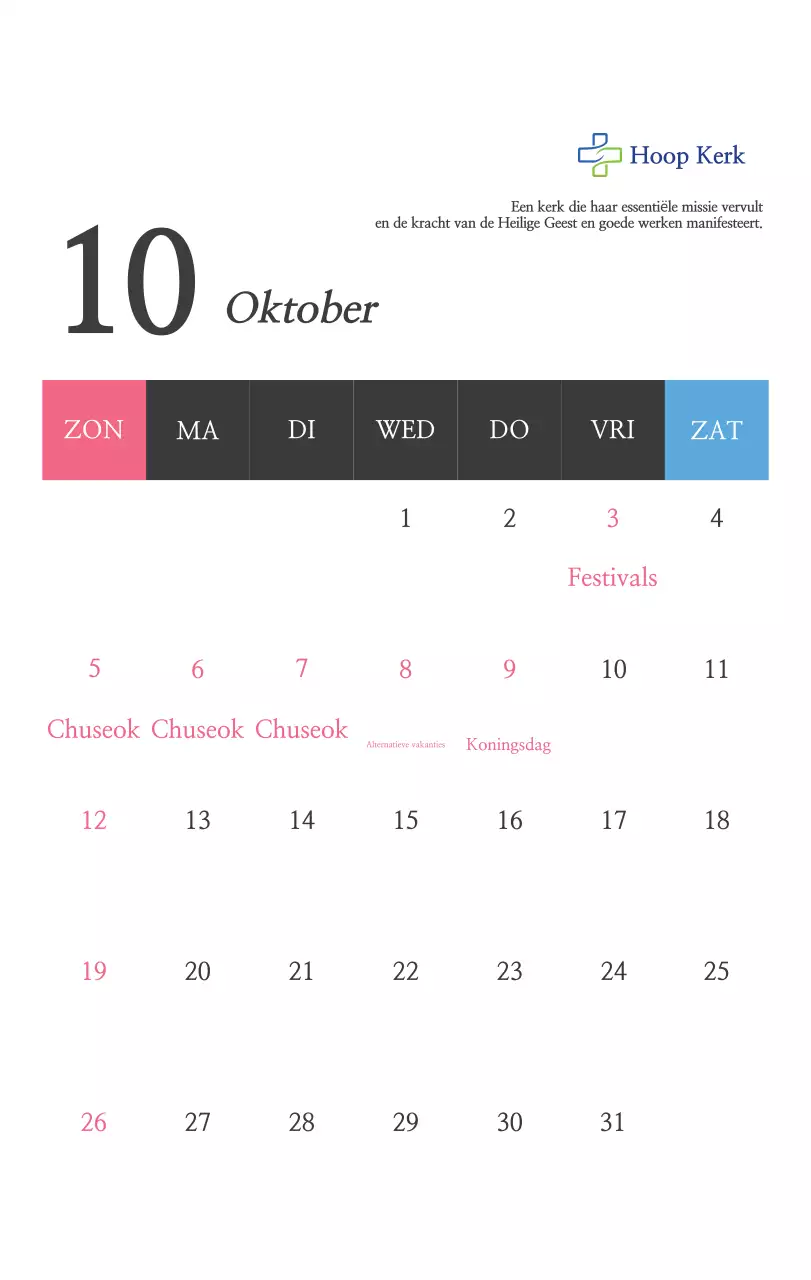 Eenvoudige kalligrafie Bijbel Kerk Promotie