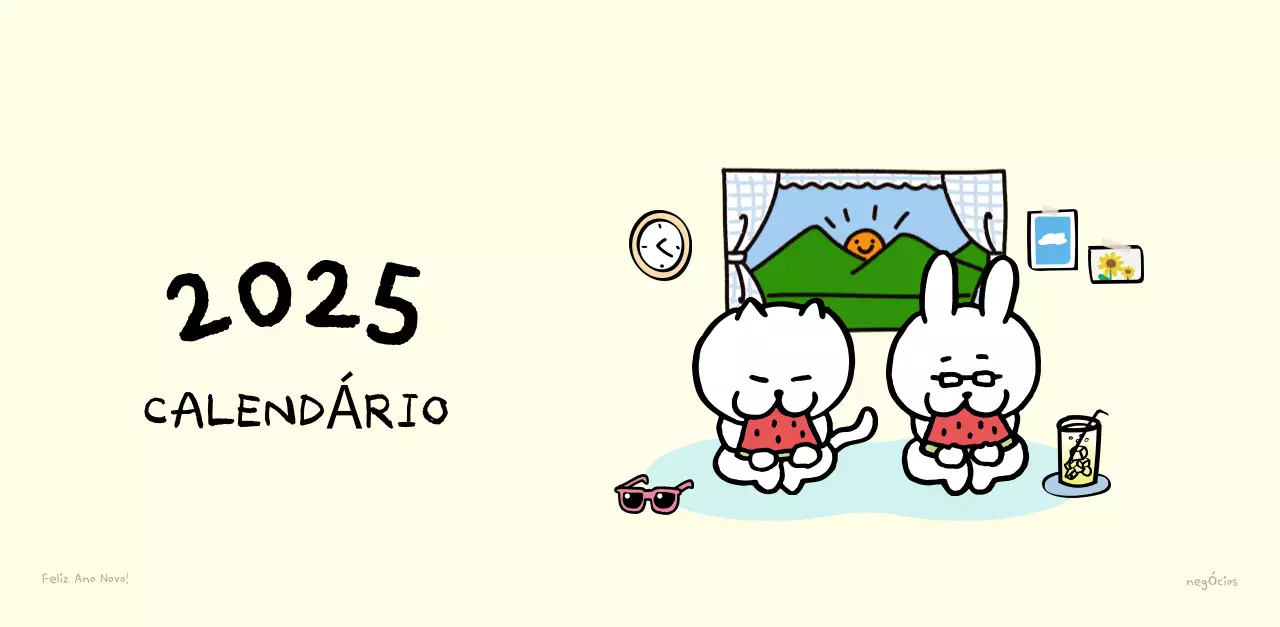 Calendário diário em marfim