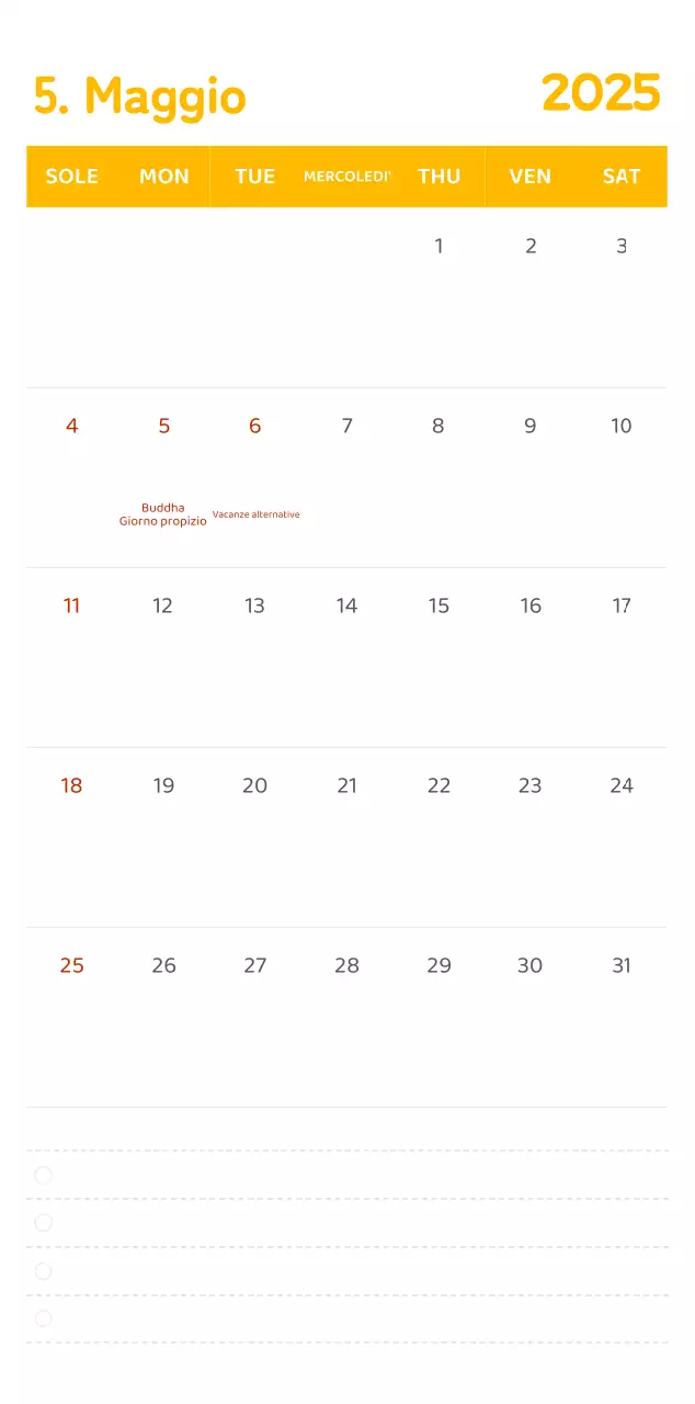 Calendari con illustrazioni colorate ed emozionali