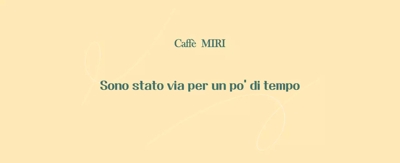 Un moderno calendario dei caffè con i consigli per la bevanda del mese