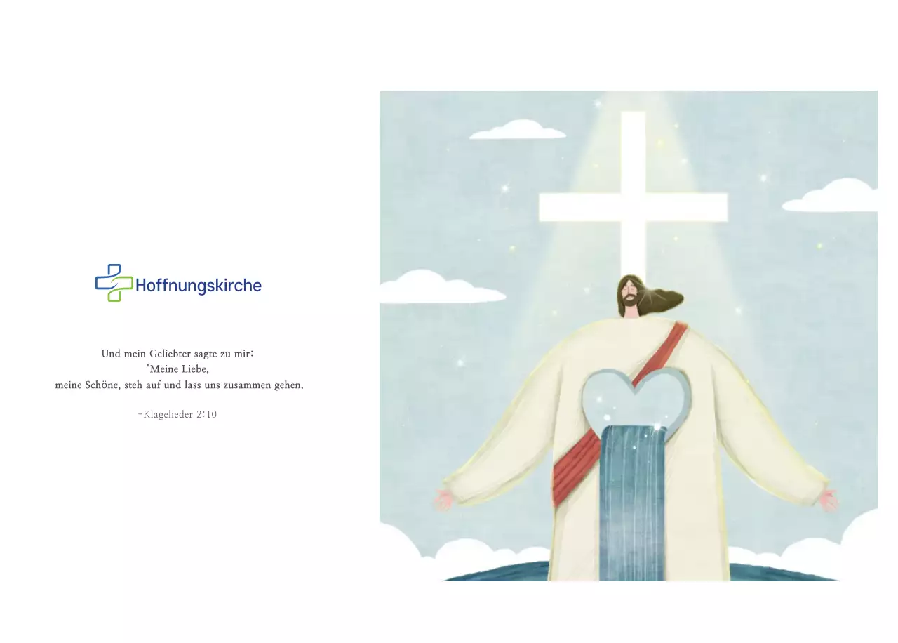 Pastell saubere Illustration Kirche