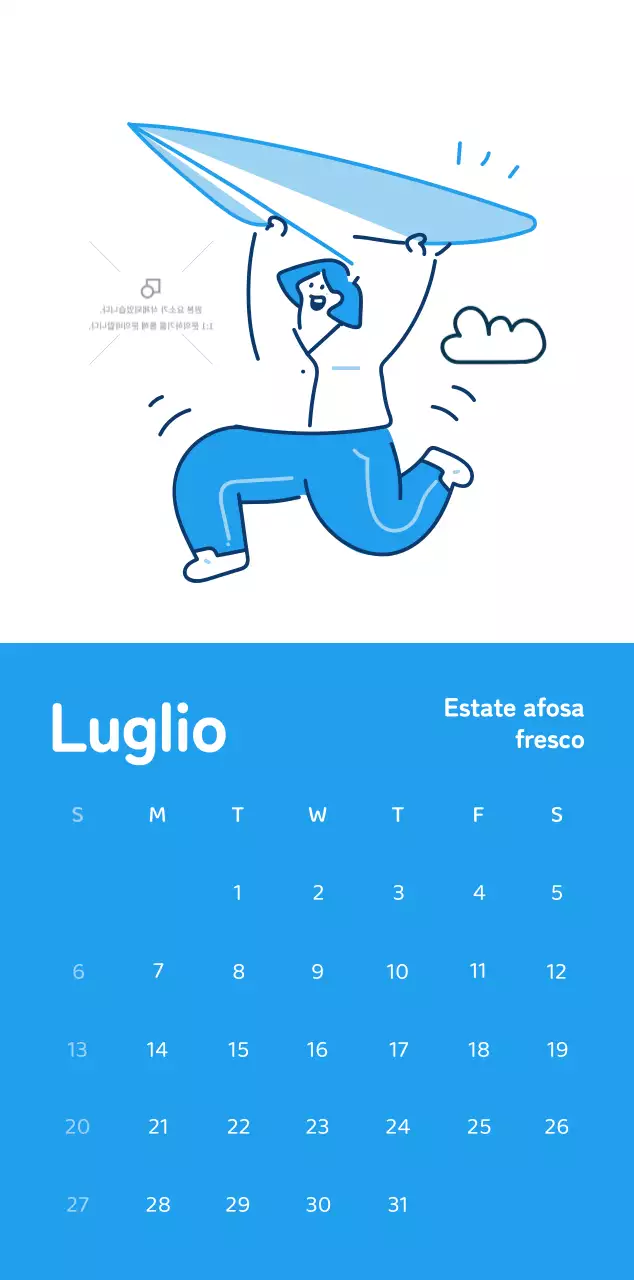 Calendari con illustrazioni colorate ed emozionali