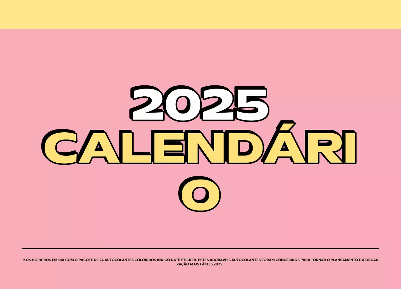 Calendários coloridos com uma variedade de ilustrações retro