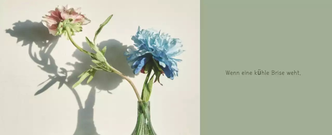 Weißer sauberer botanischer Naturkalender