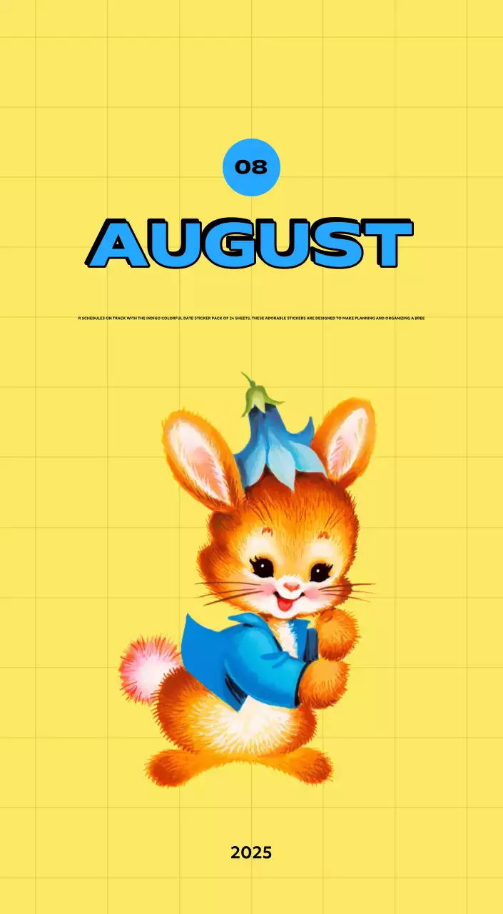 Colorful calendars with a variety of retro illustrations