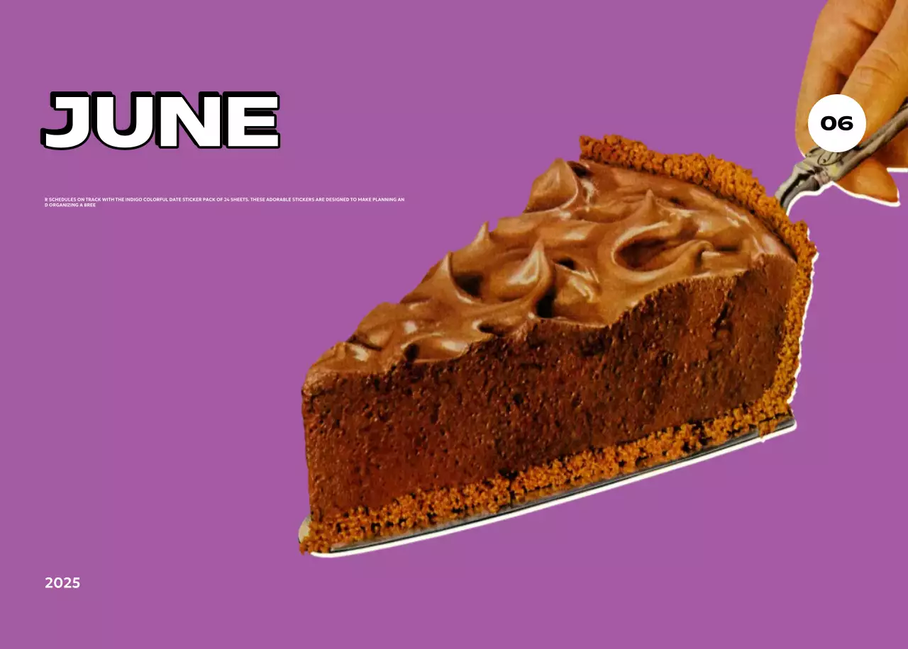 Colorful calendars with a variety of retro illustrations