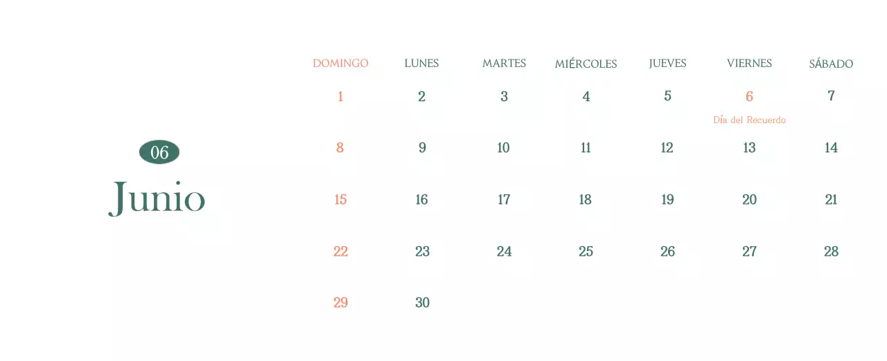 Un moderno calendario de cafeterías con recomendaciones para la bebida del mes