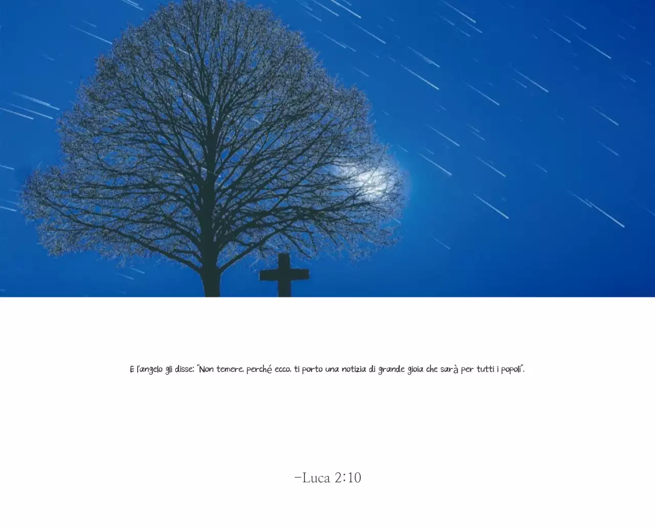 Promozione della chiesa biblica in calligrafia semplice