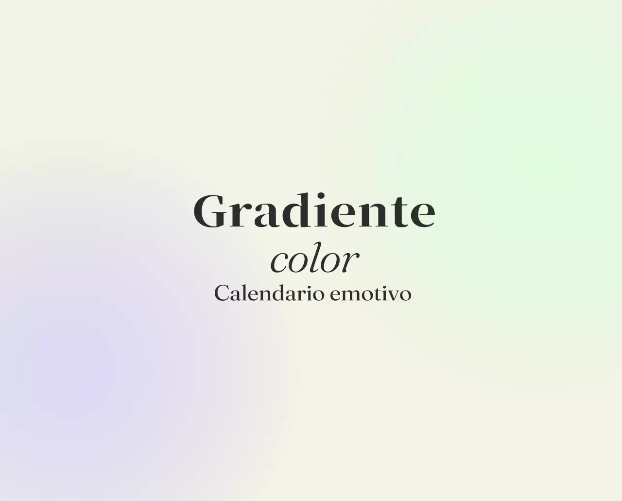 Calendario minimalista a gradi