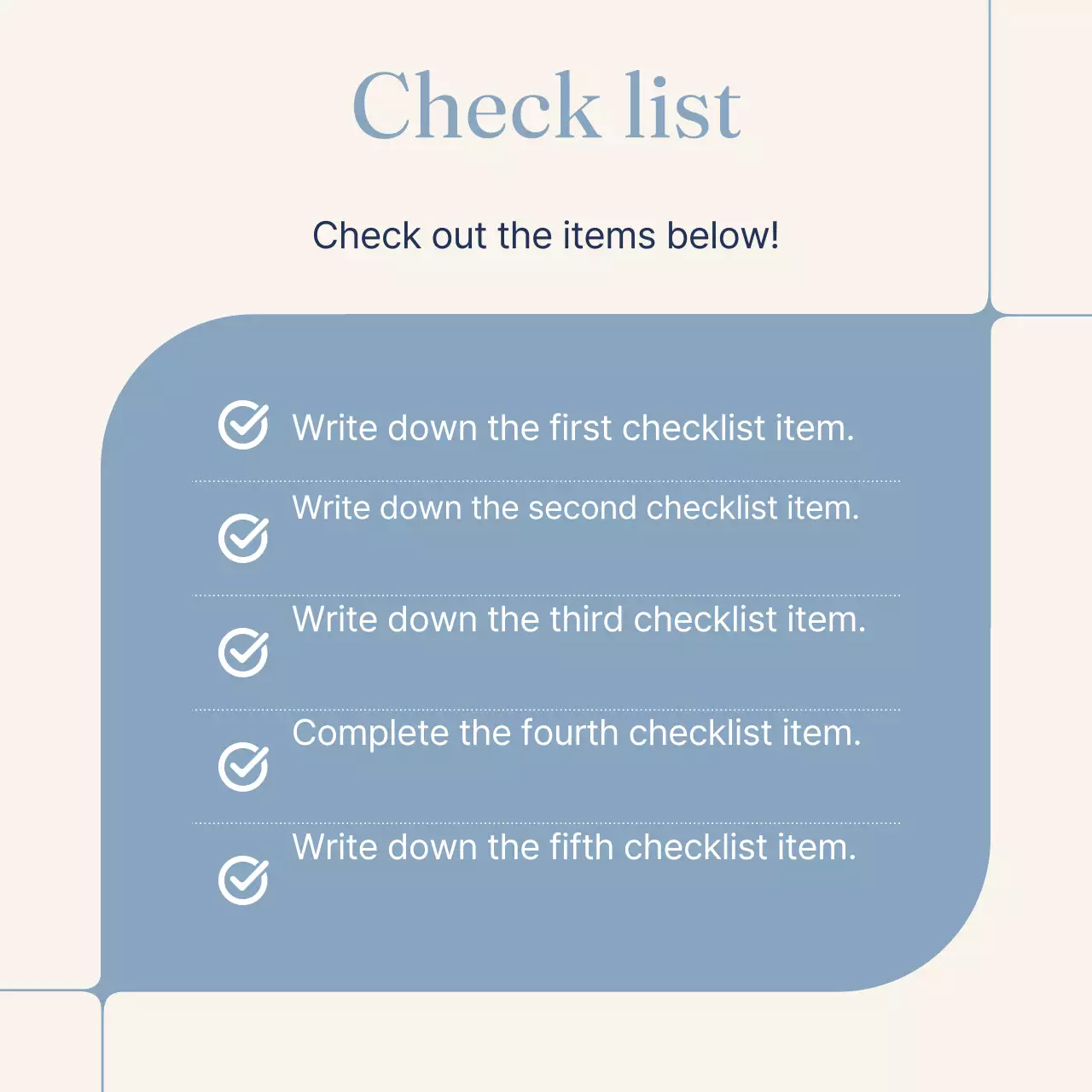 Tata Letak Kartu Minimal Biru Instagram Carousel