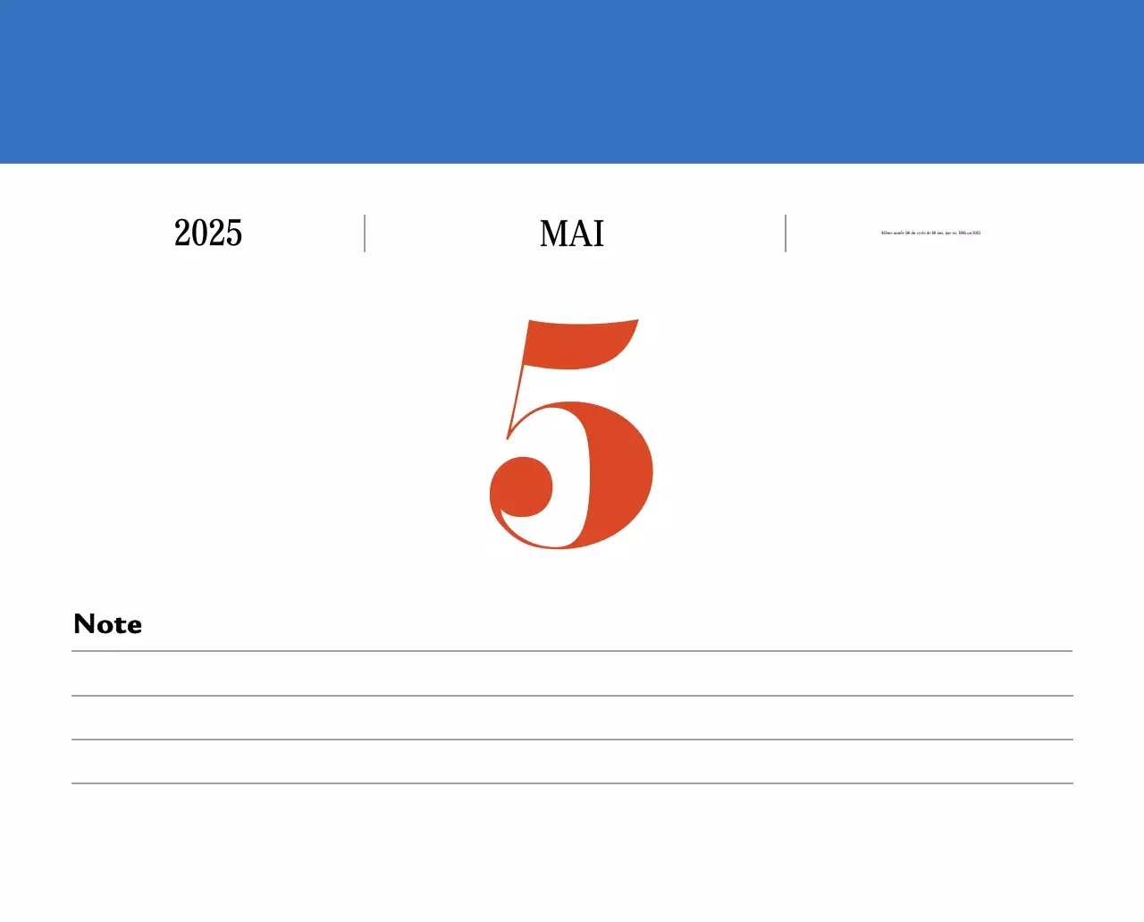 Calendrier de mémoire rétro en rouge