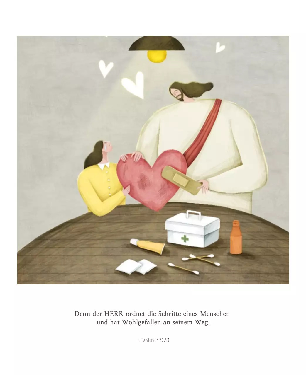 Pastell saubere Illustration Kirche