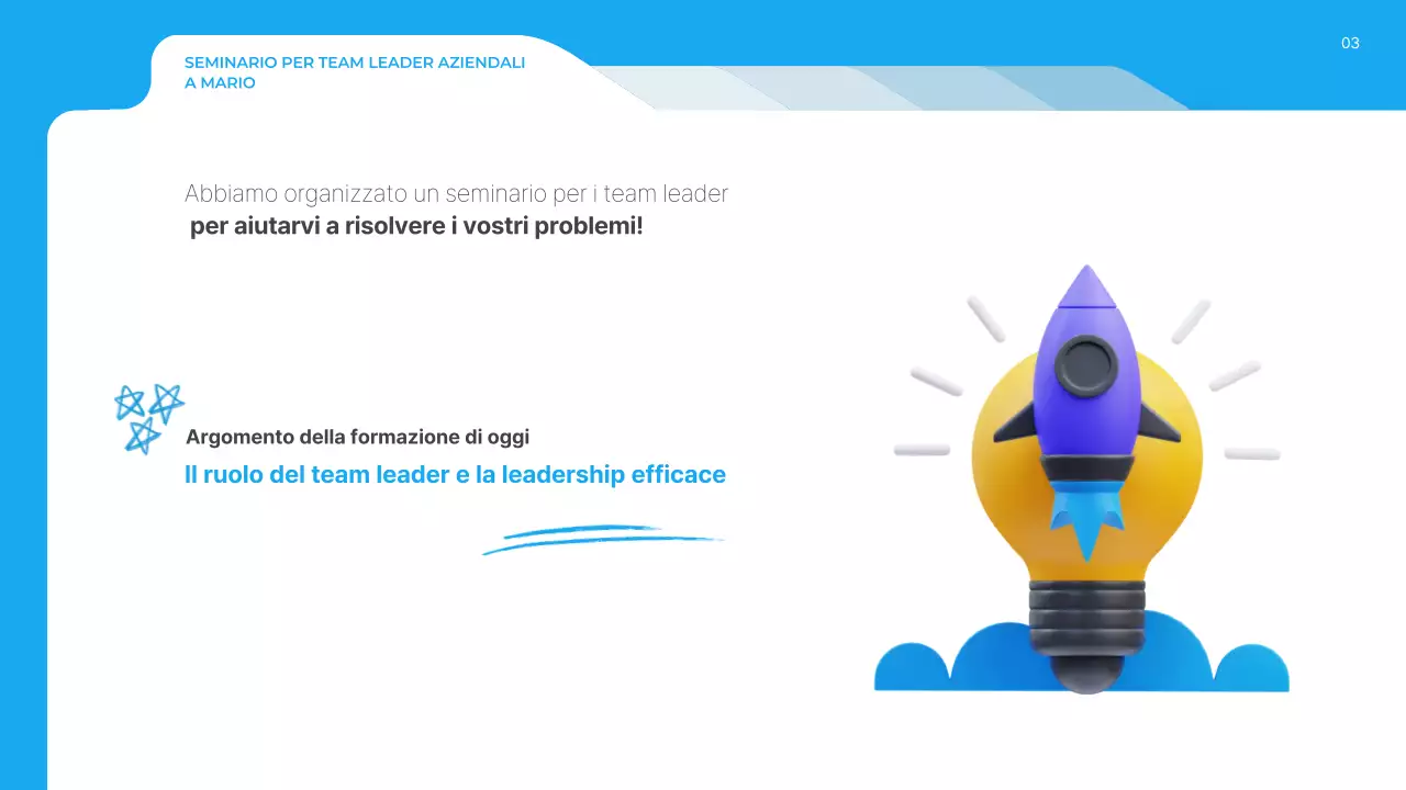 Informazioni sul Seminario Blu Moderno