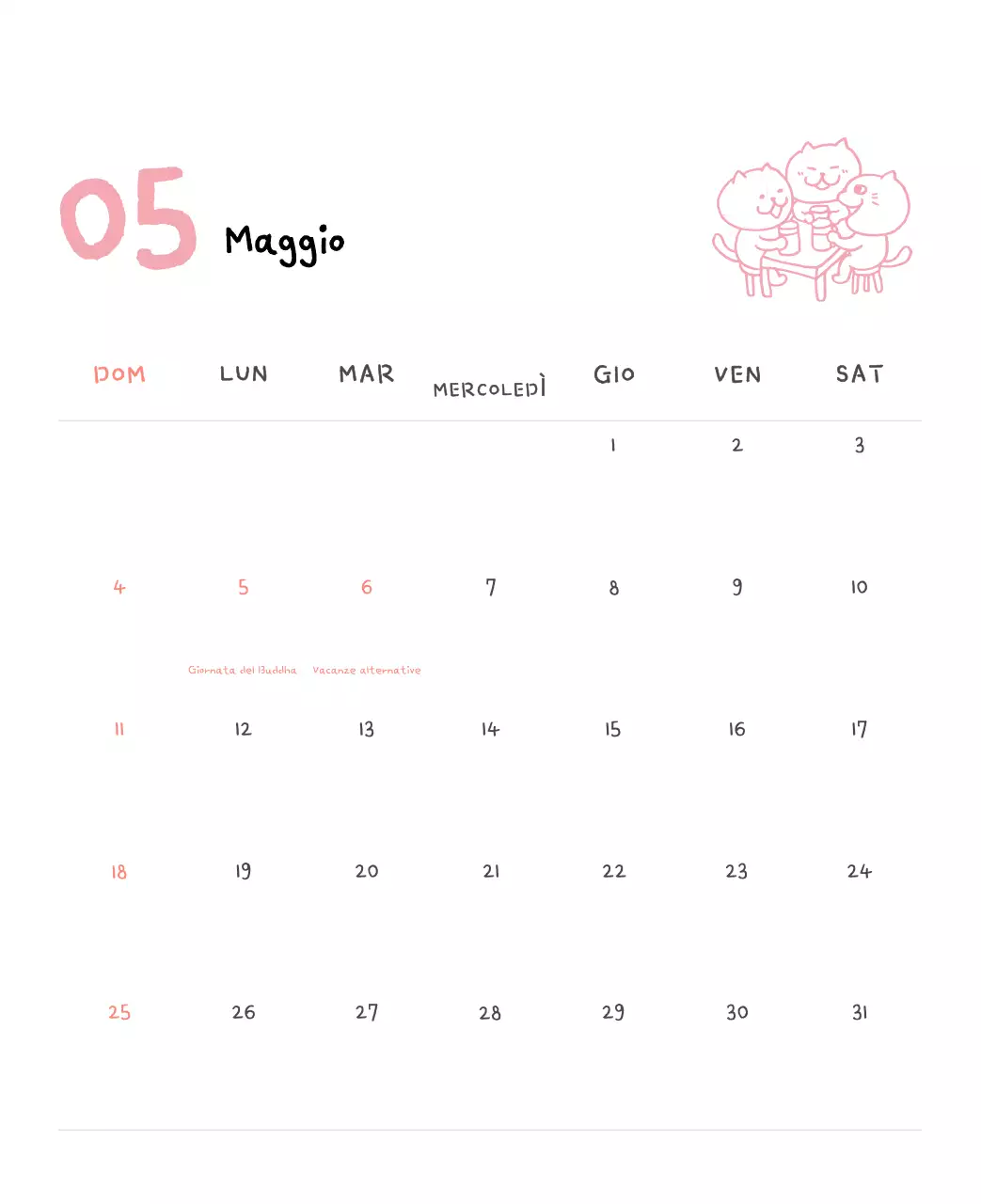 Calendario giornaliero in avorio