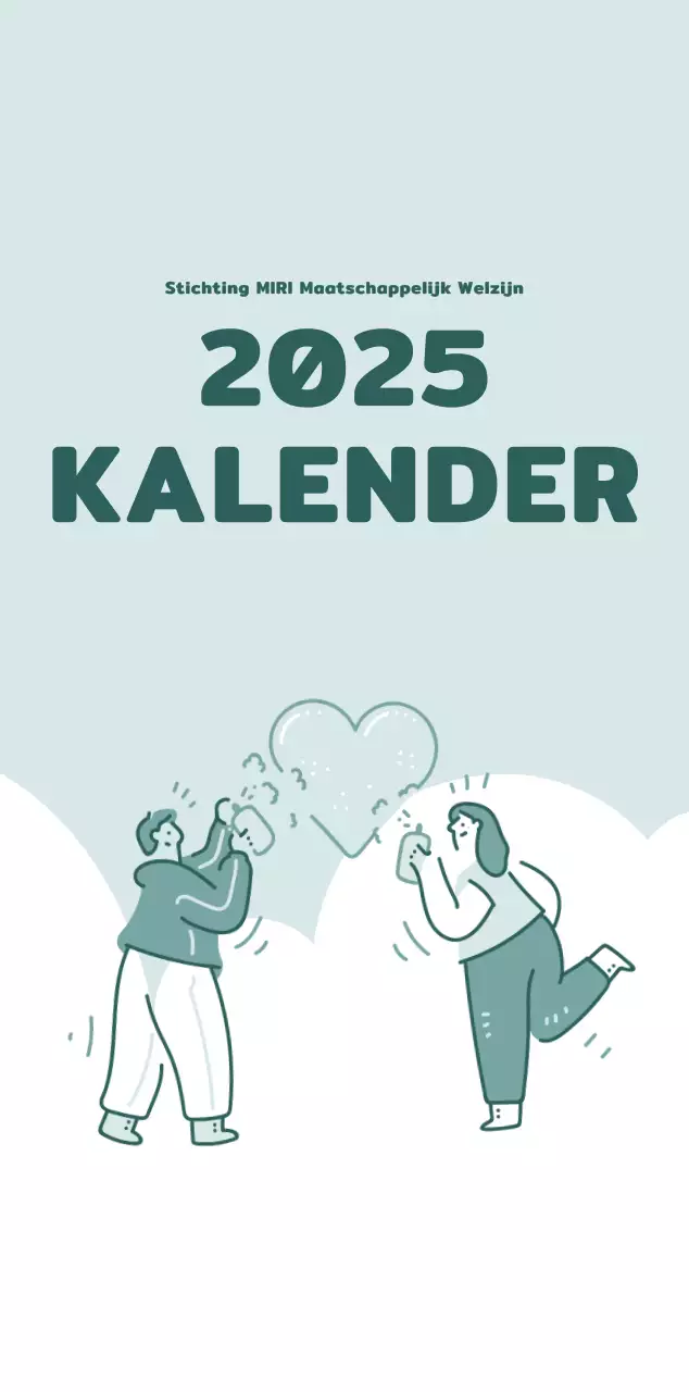 Kalenders met kleurrijke en emotionele illustraties