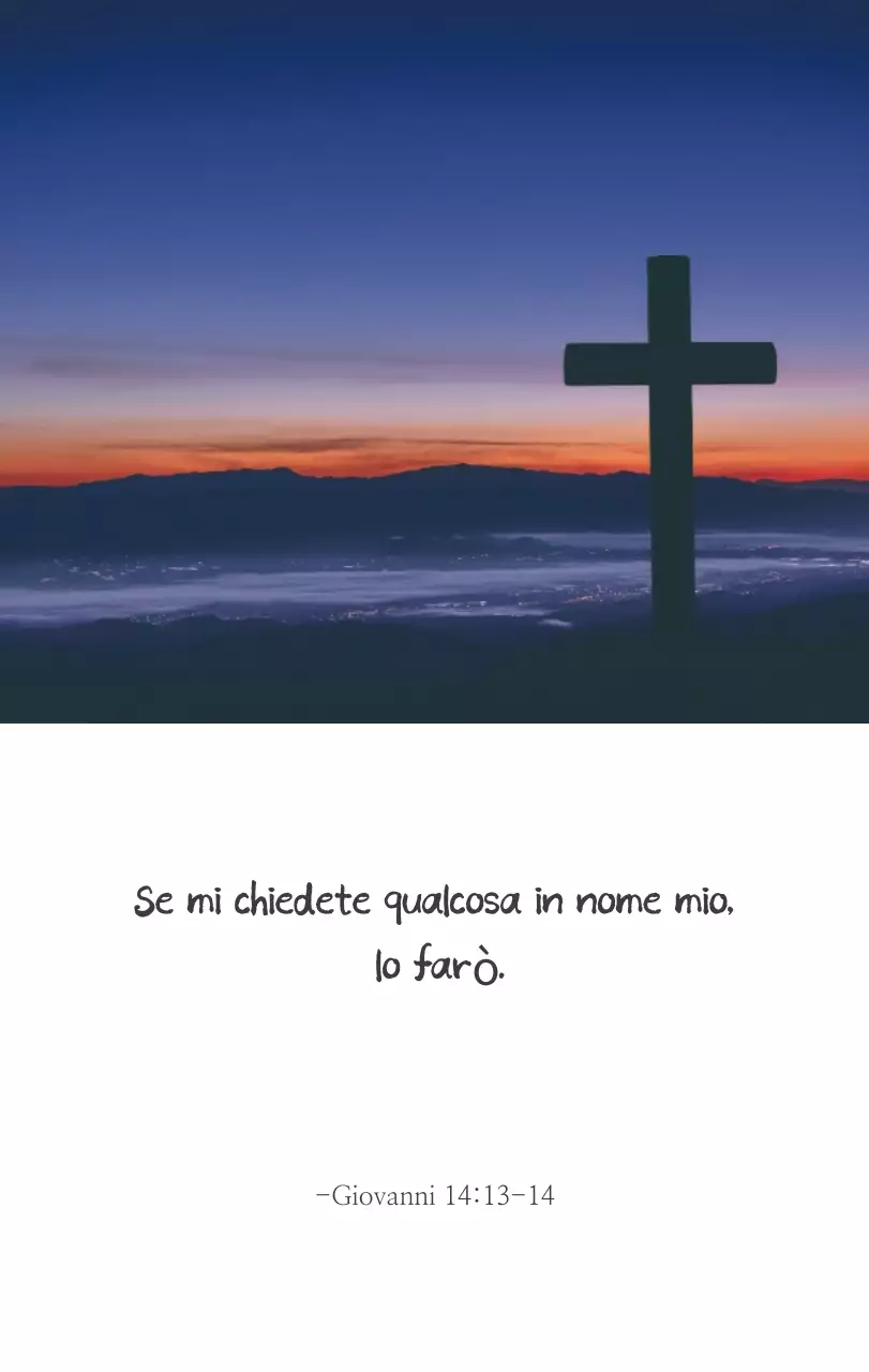 Promozione della chiesa biblica in calligrafia semplice