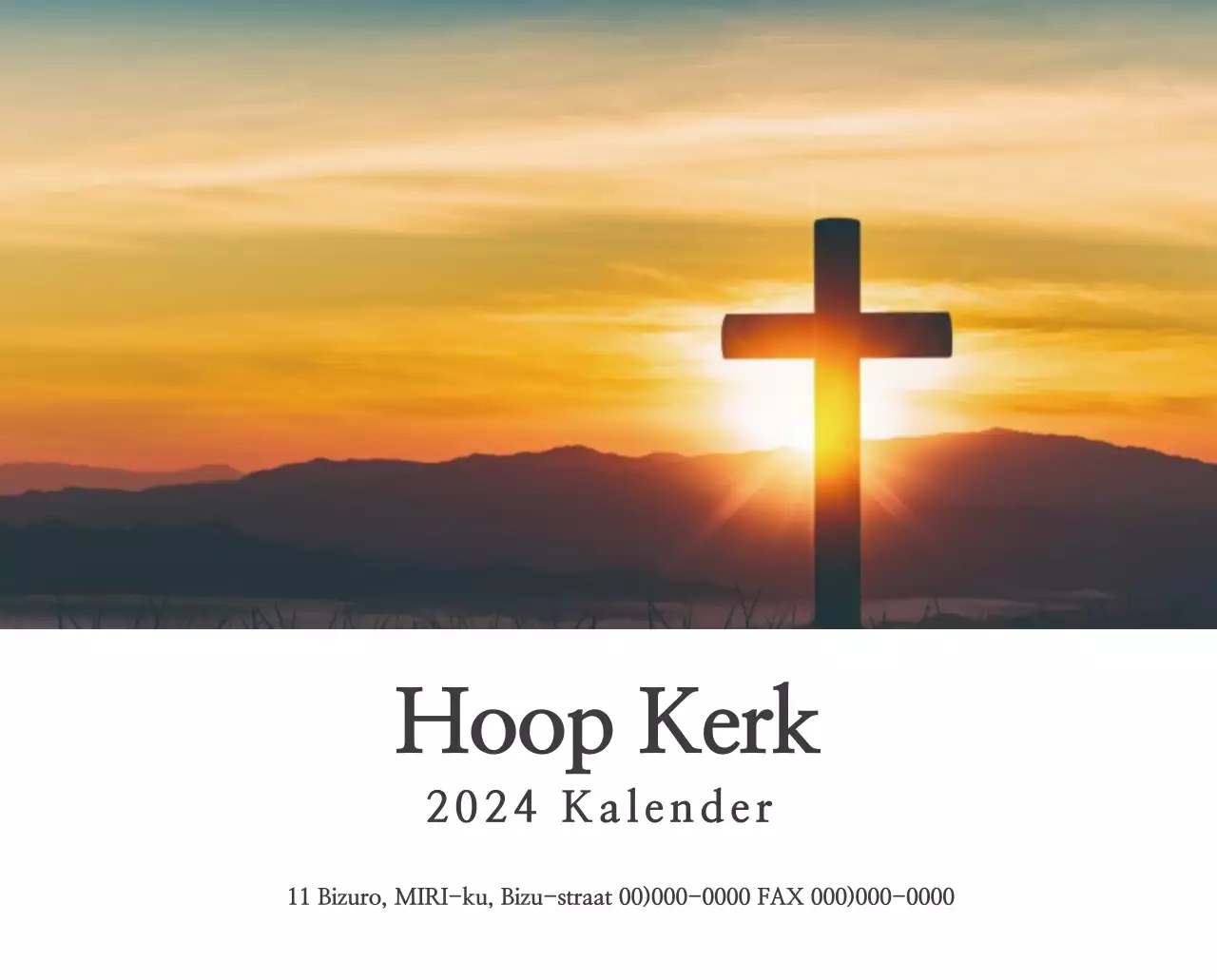 Eenvoudige kalligrafie Bijbel Kerk Promotie