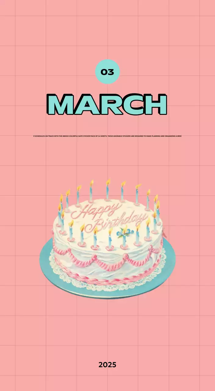 Colorful calendars with a variety of retro illustrations