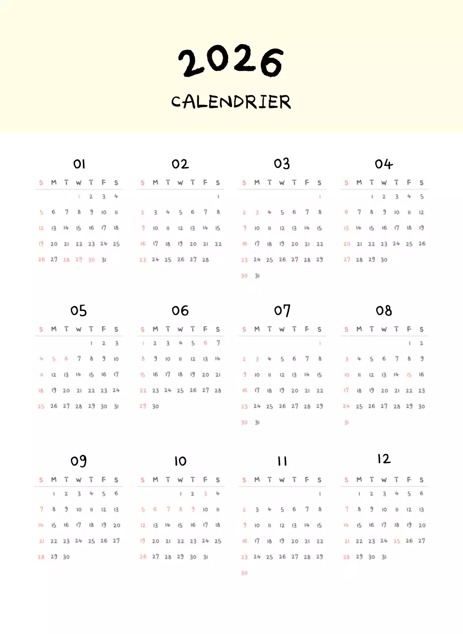 Calendrier journalier en ivoire