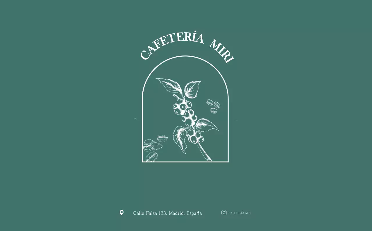 Un moderno calendario de cafeterías con recomendaciones para la bebida del mes