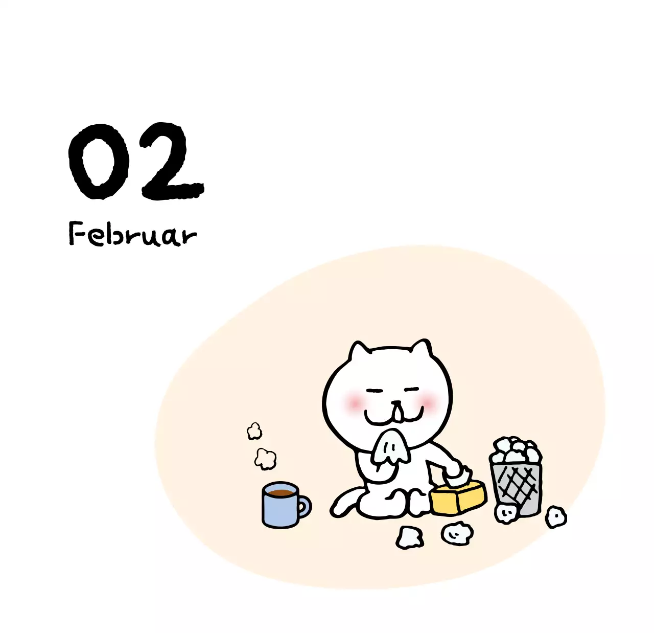 Tageskalender aus Elfenbein