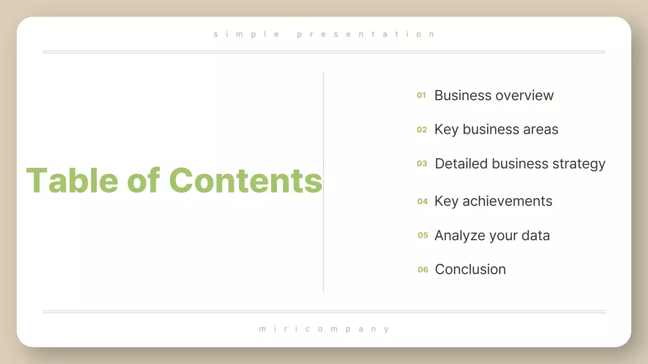 Beige Simple Company Report Document Presentation