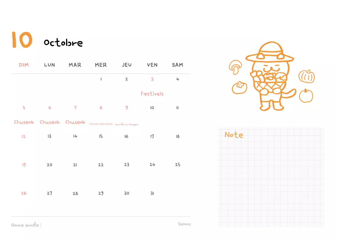 Calendrier journalier en ivoire