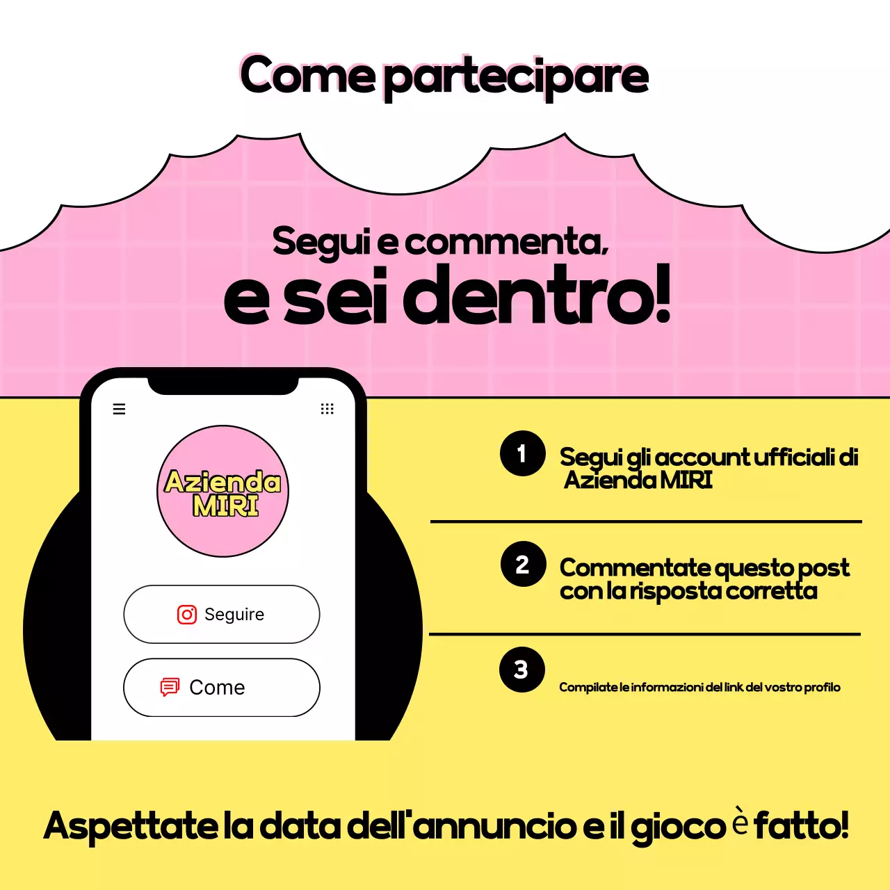 Annuncio dell'evento Pink Pop
