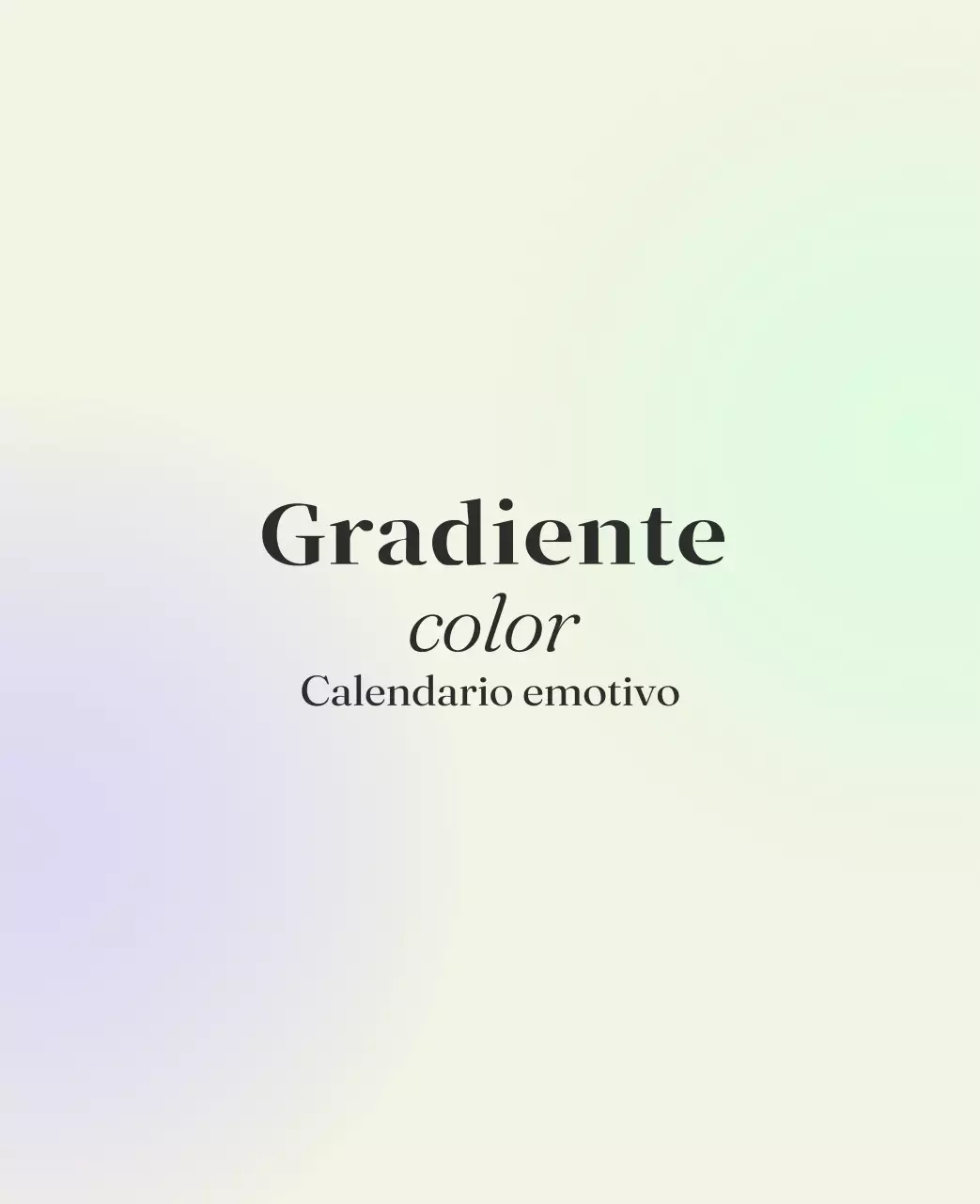 Calendario minimalista a gradi