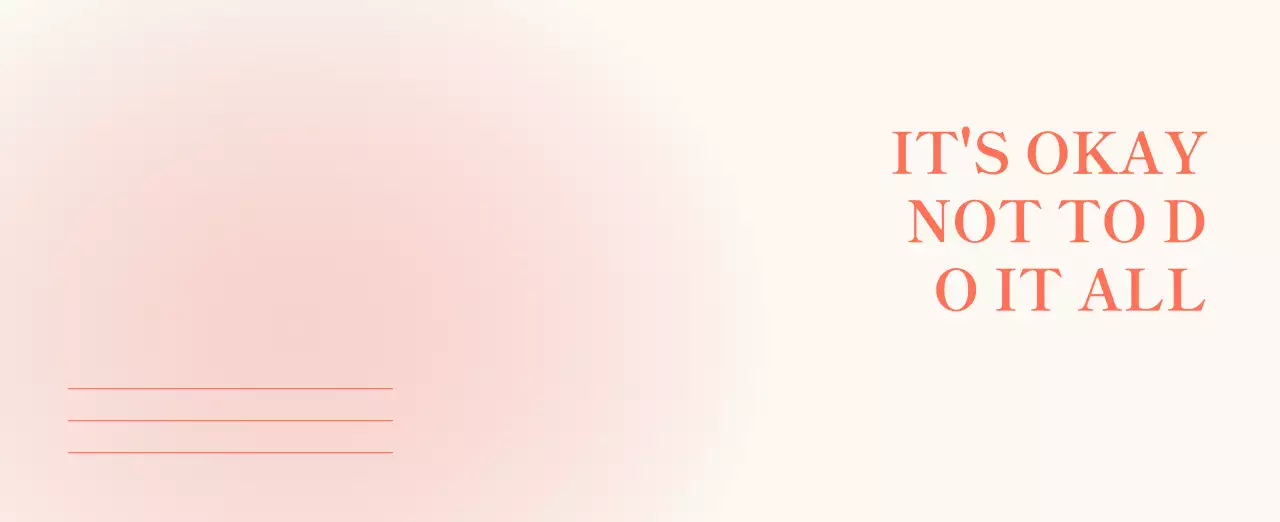 Gradient Minimalist Calendar