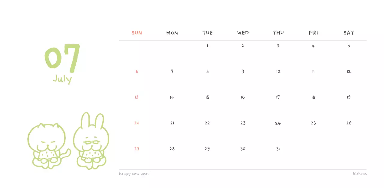 Ivory Cozy Daily Calendar