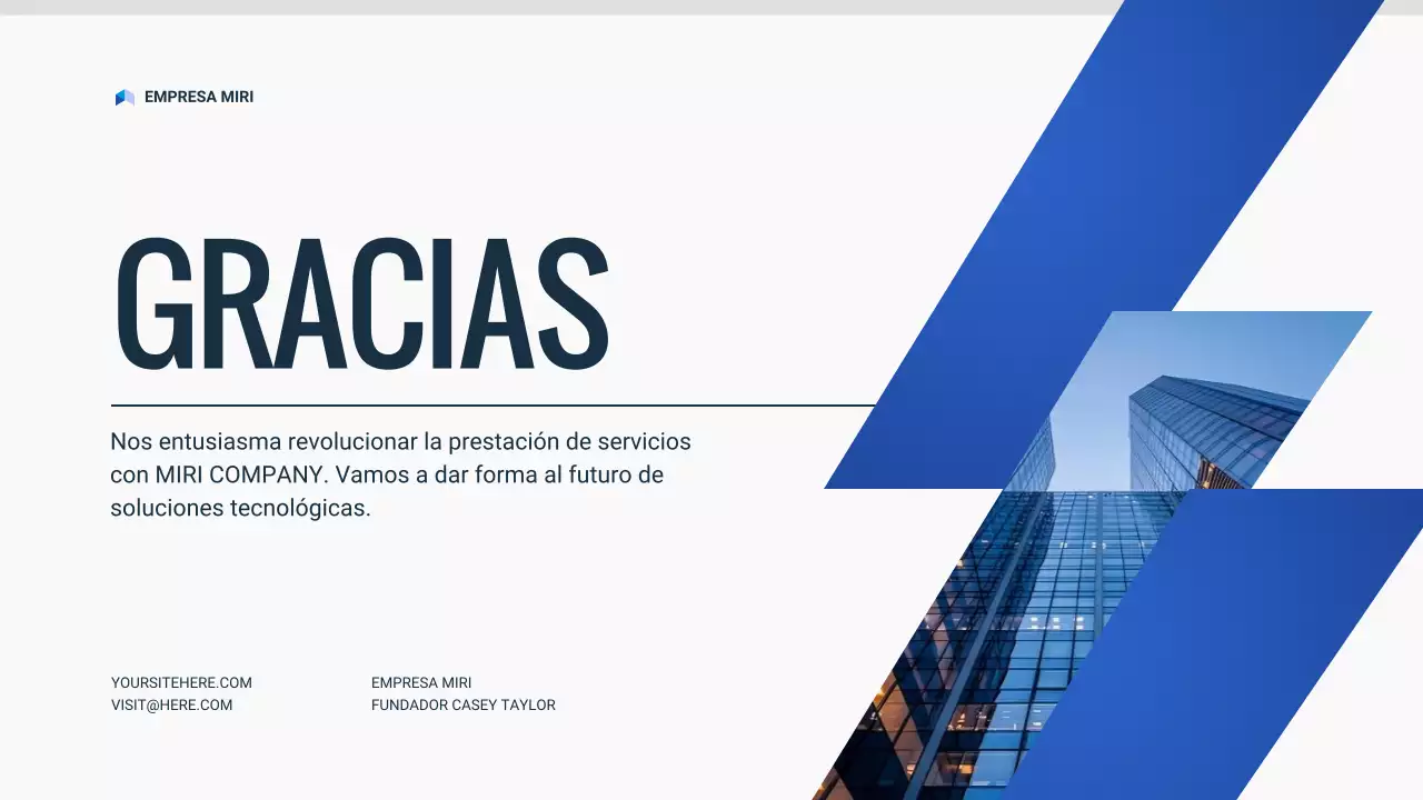 documento blue modern pitch deck