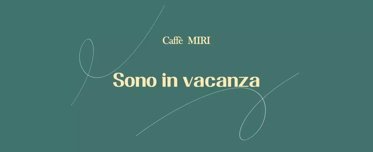 Un moderno calendario dei caffè con i consigli per la bevanda del mese