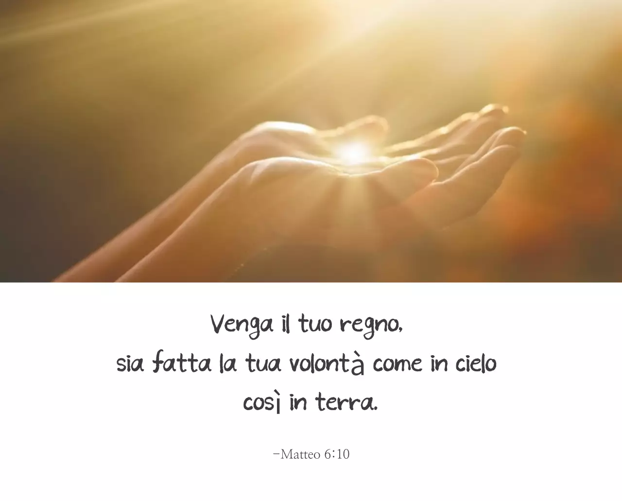 Promozione della chiesa biblica in calligrafia semplice