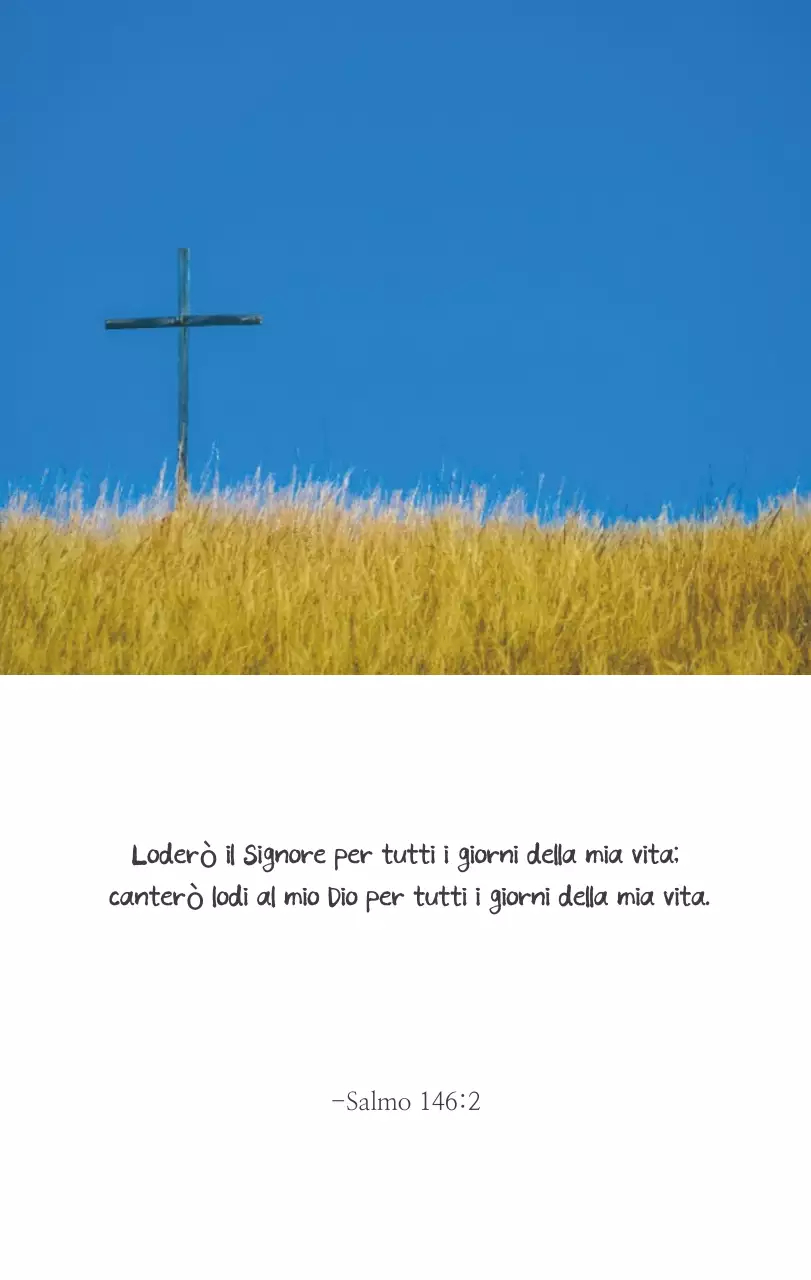 Promozione della chiesa biblica in calligrafia semplice