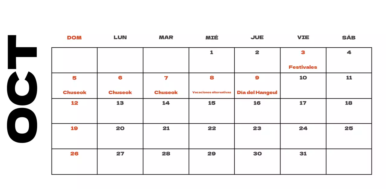 Cielo foto calendario limpio