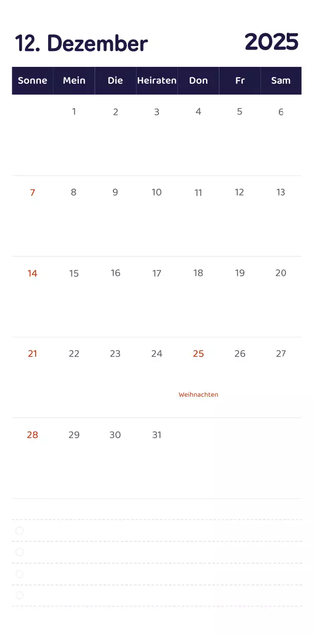 Kalender mit farbenfrohen und emotionalen Illustrationen