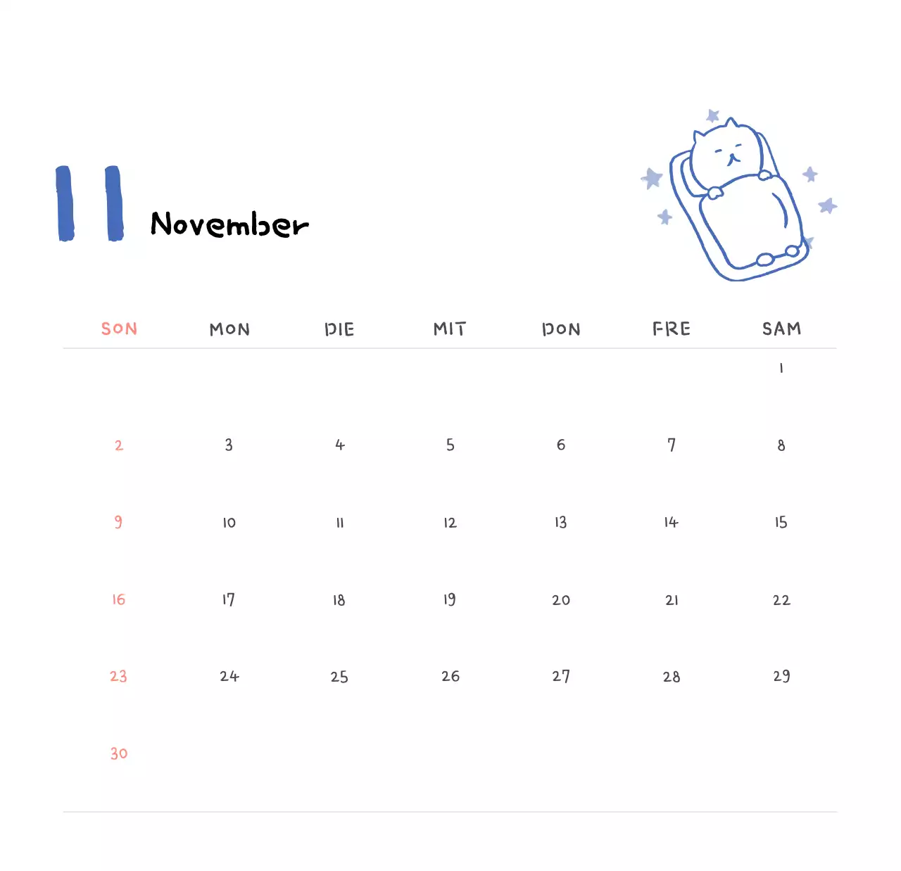 Tageskalender aus Elfenbein