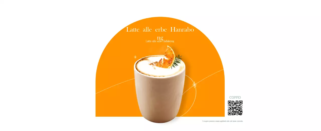 Un moderno calendario dei caffè con i consigli per la bevanda del mese