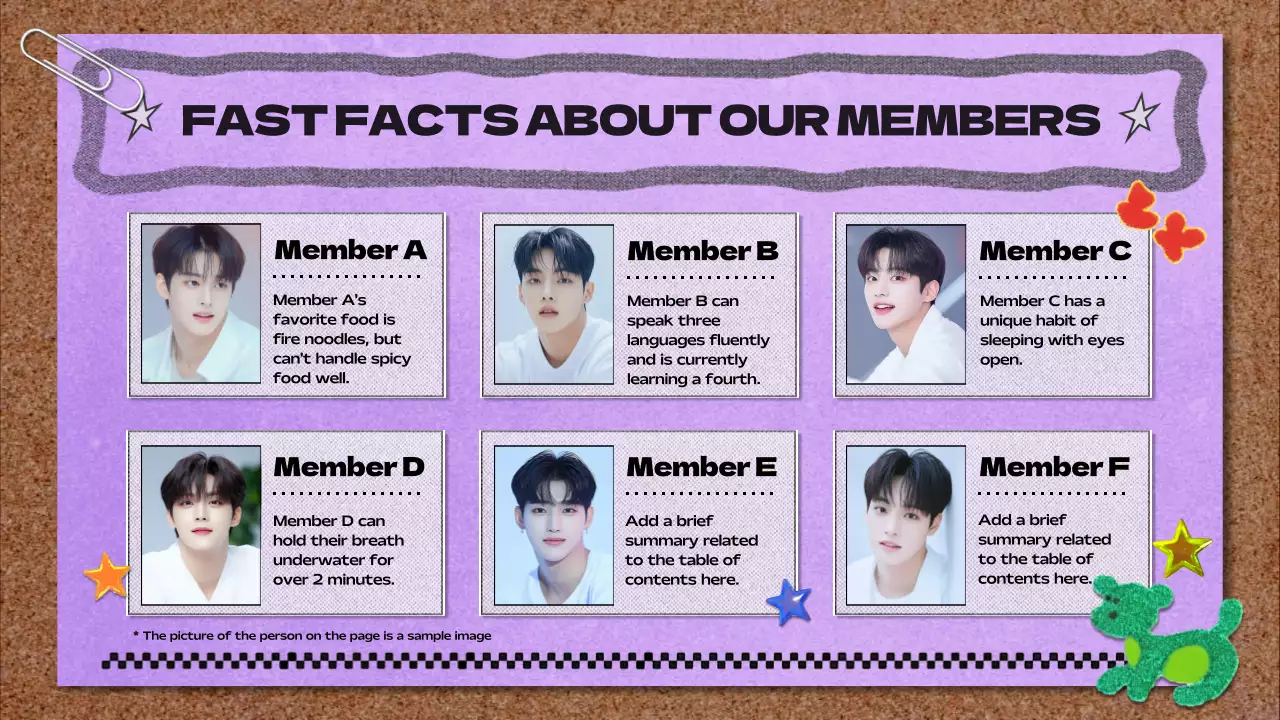 Purple Trendy Idol Guide Presentation