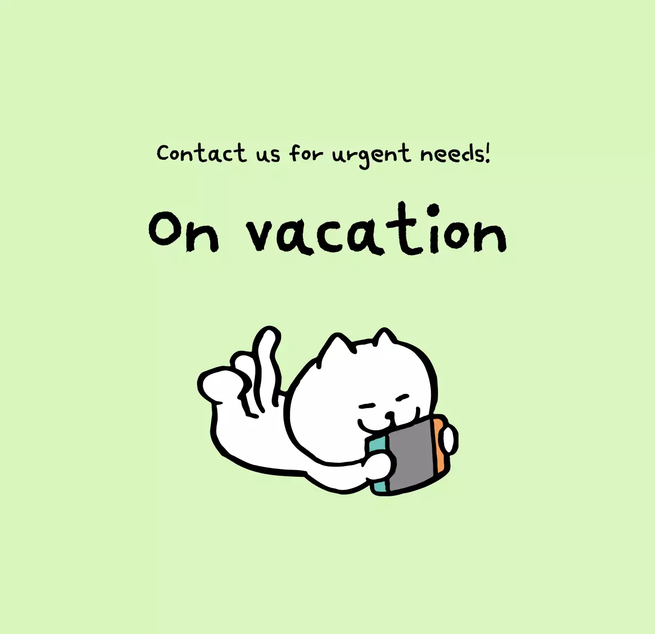 Lịch ngày dễ thương màu ngà