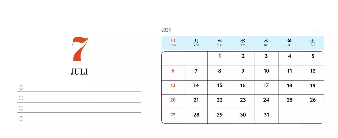 Retro-Konzept Erinnerungskalender in rot
