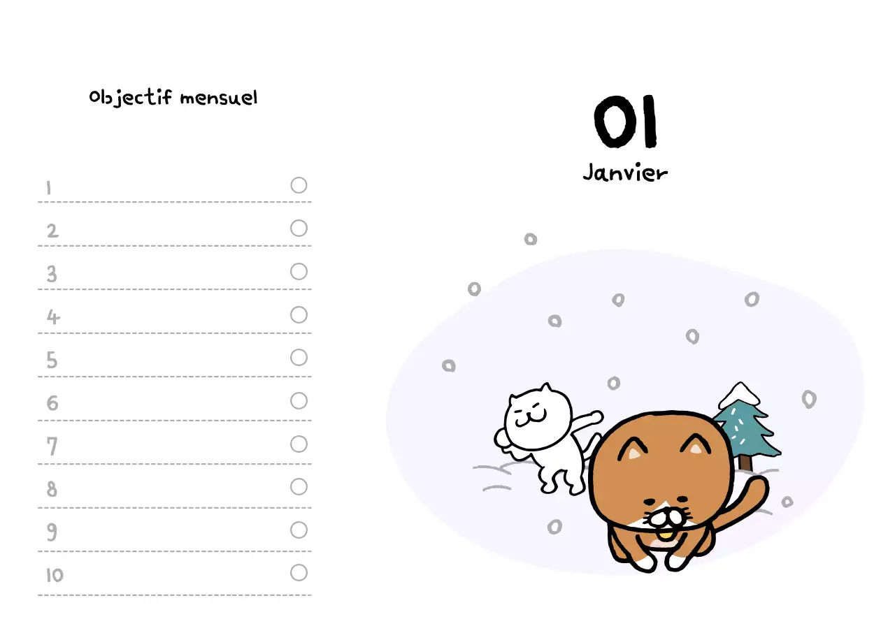 Calendrier journalier en ivoire