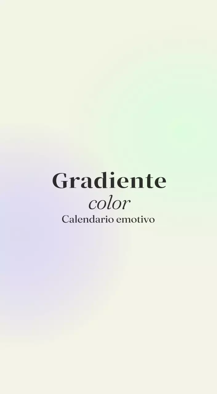 Calendario minimalista a gradi