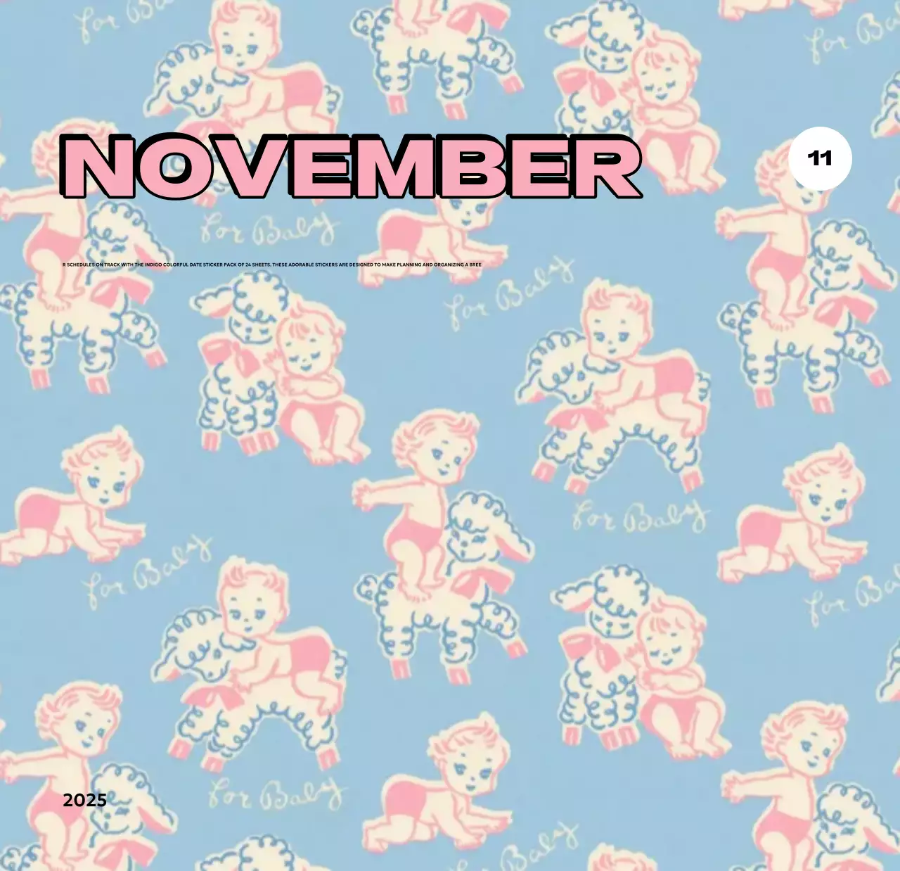 Lịch đầy màu sắc với nhiều hình minh họa cổ điển khác nhau