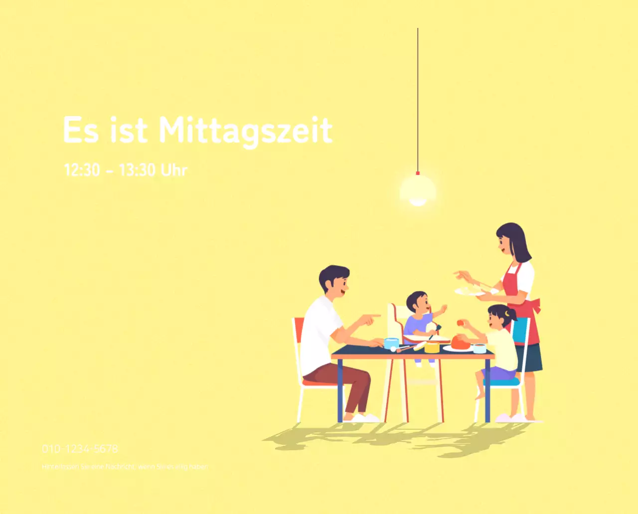 Mehrfarbige Familie Illustration Konzept