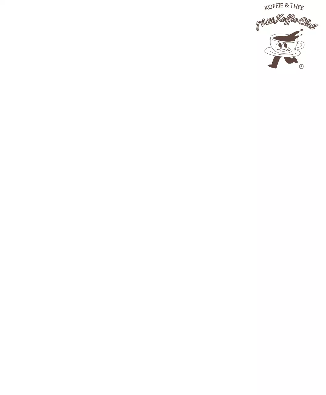 Barista t-shirt combineert een schattig koffiekopje in warm bruin en wit met een vintage-geïnspireerd tekstlogo.