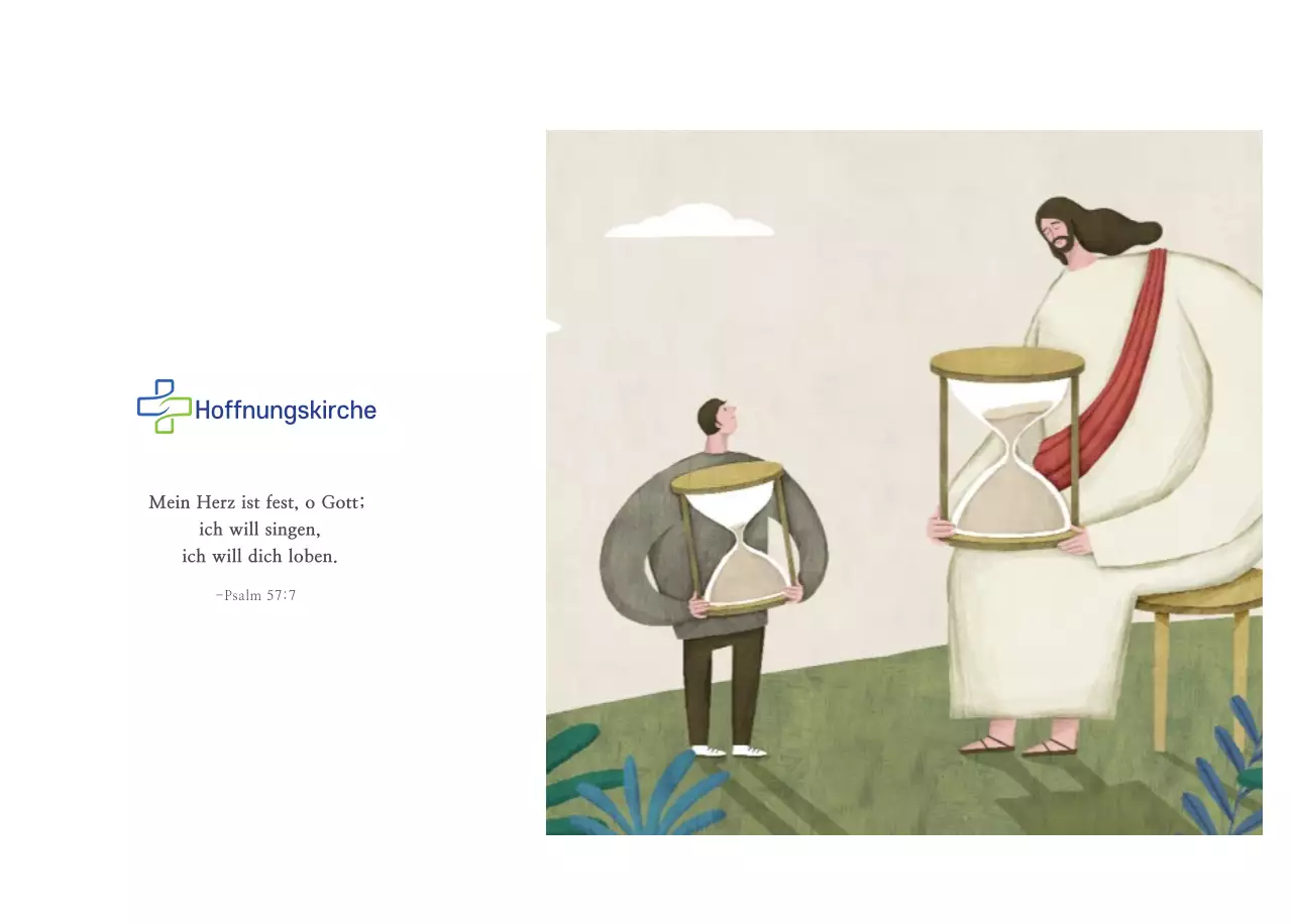 Pastell saubere Illustration Kirche