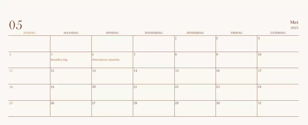 Promote Beige Vintage Café