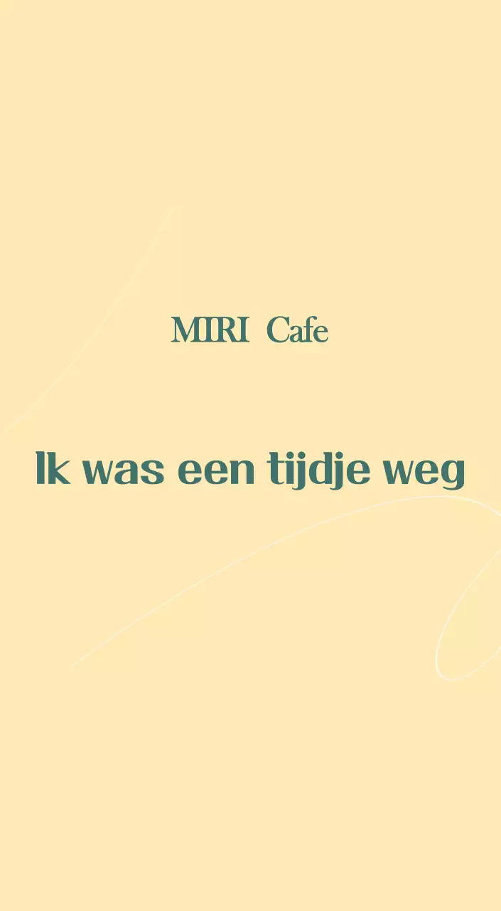 Een moderne cafékalender met aanbevelingen voor de drank van de maand